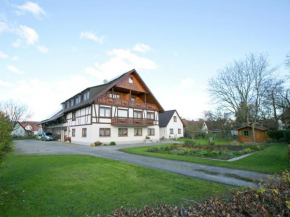 Spacious apartment near Lake Constance with a covered balcony